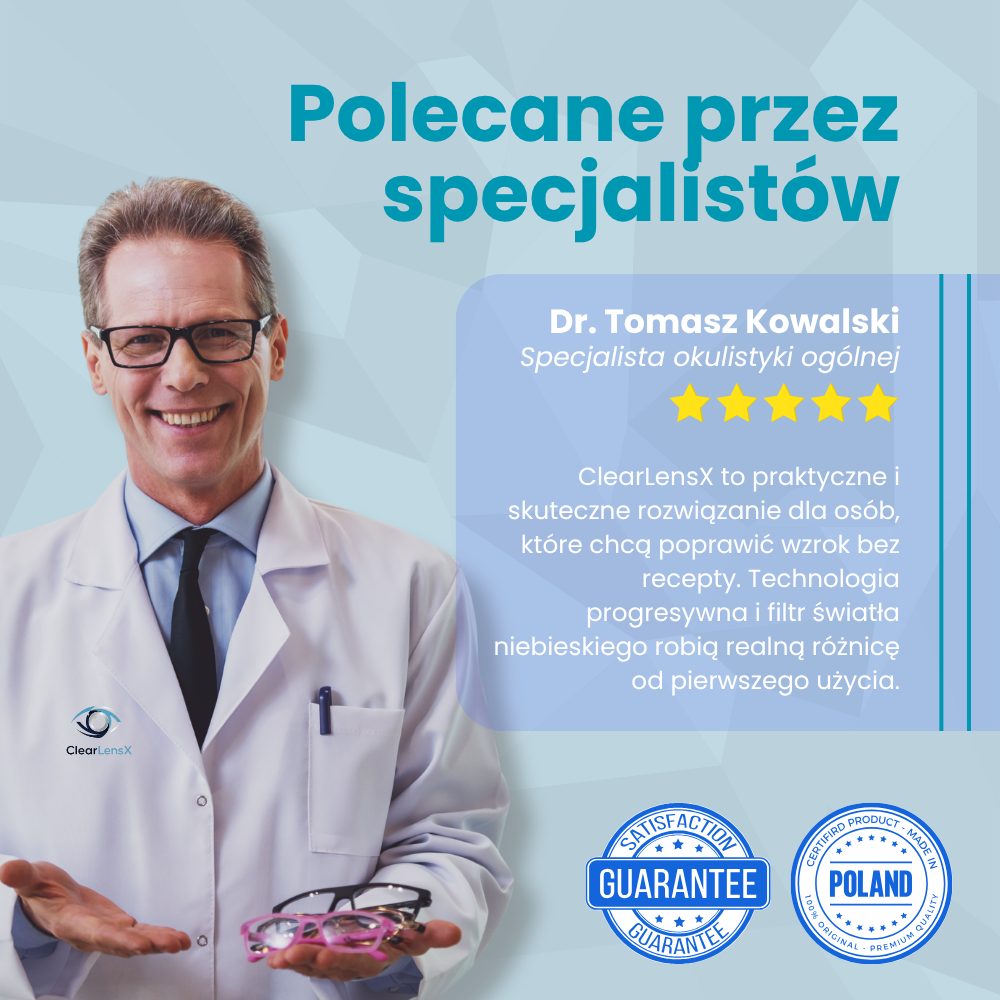1 + 1 GRATIS | CLEARLENSX™ Wyraźne widzenie natychmiast – bez lekarzy, bez komplikacji, bez wysiłku